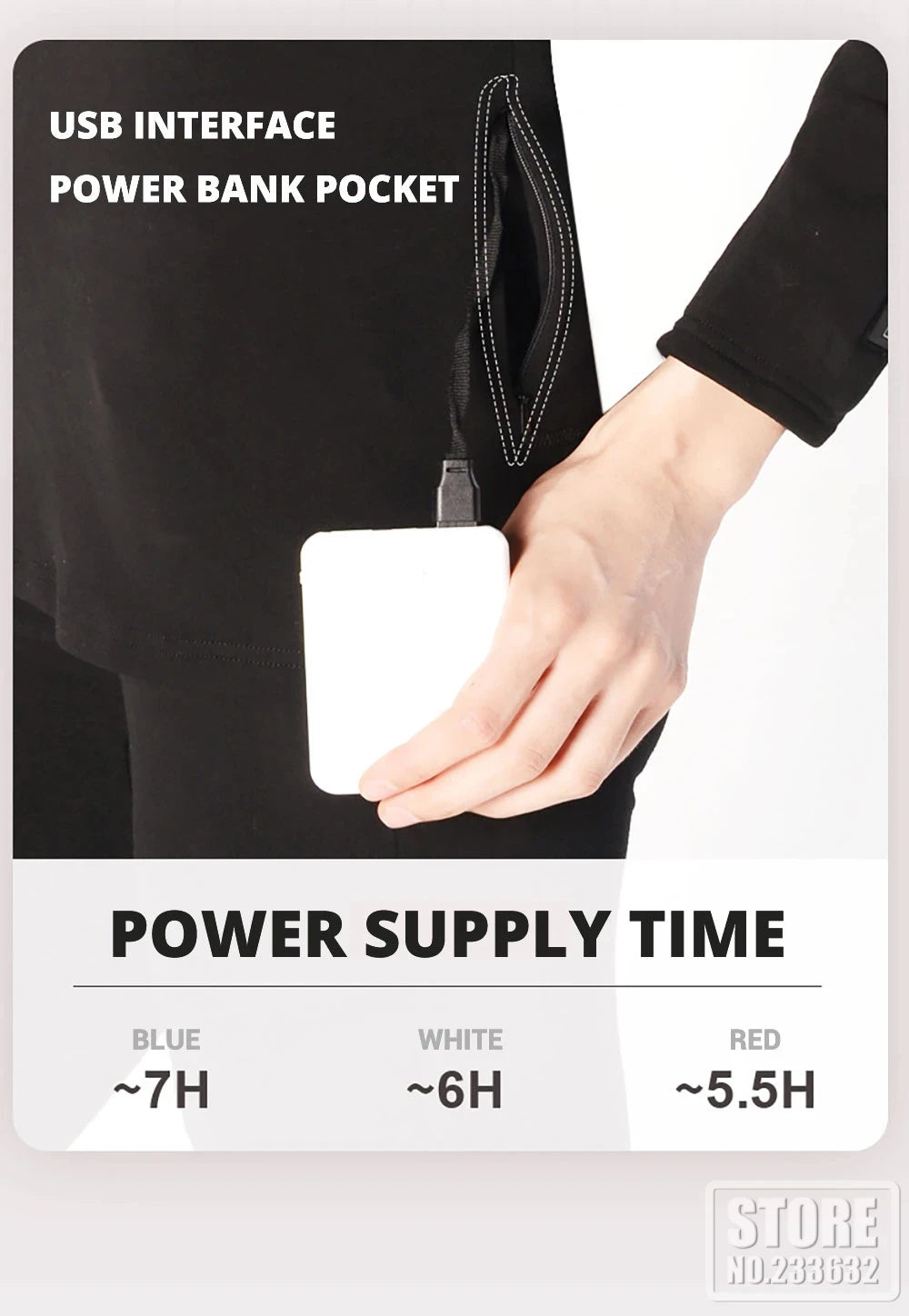 Winter Heated Underwear Suit Smart Phone APP Control Temperature USB Battery Powered  Fleece Thermal Motorcycle Jacket