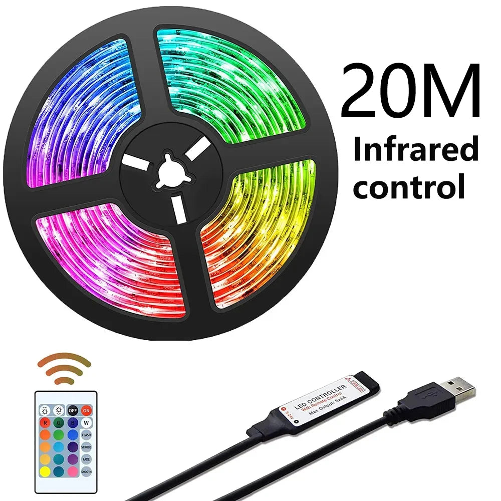 20 m RGB 5050 LED TV backplane Decorative light with LED TV backlight LED lights for TV backplane living room decorative light