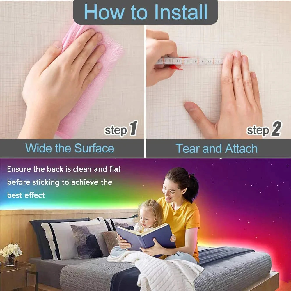 20 m RGB 5050 LED TV backplane Decorative light with LED TV backlight LED lights for TV backplane living room decorative light