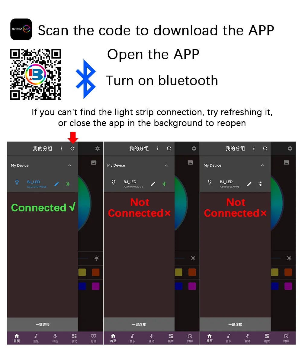 20 m RGB 5050 LED TV backplane Decorative light with LED TV backlight LED lights for TV backplane living room decorative light