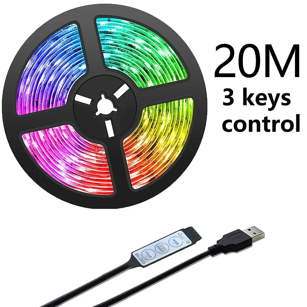 20 m RGB 5050 LED TV backplane Decorative light with LED TV backlight LED lights for TV backplane living room decorative light